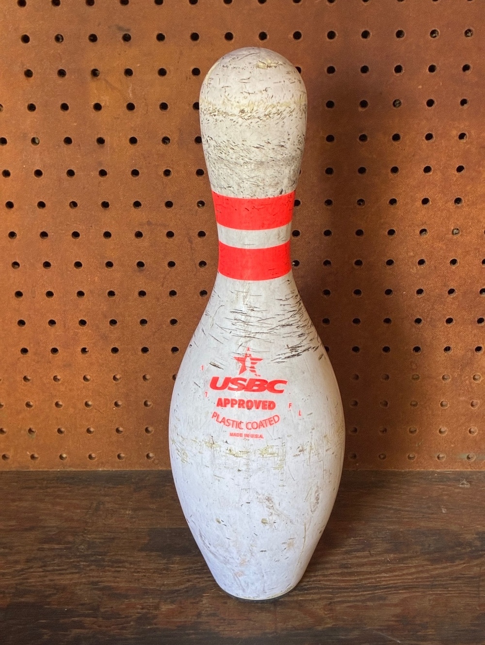 Vintage Brunswick USBC Approved Plastic Coated Bowling Pin